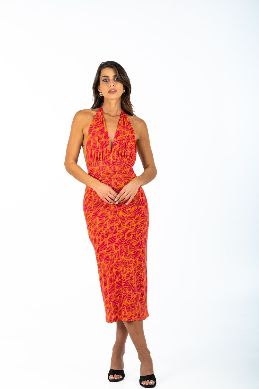 DEMI POLITI “SHANA MIDI DRESS”