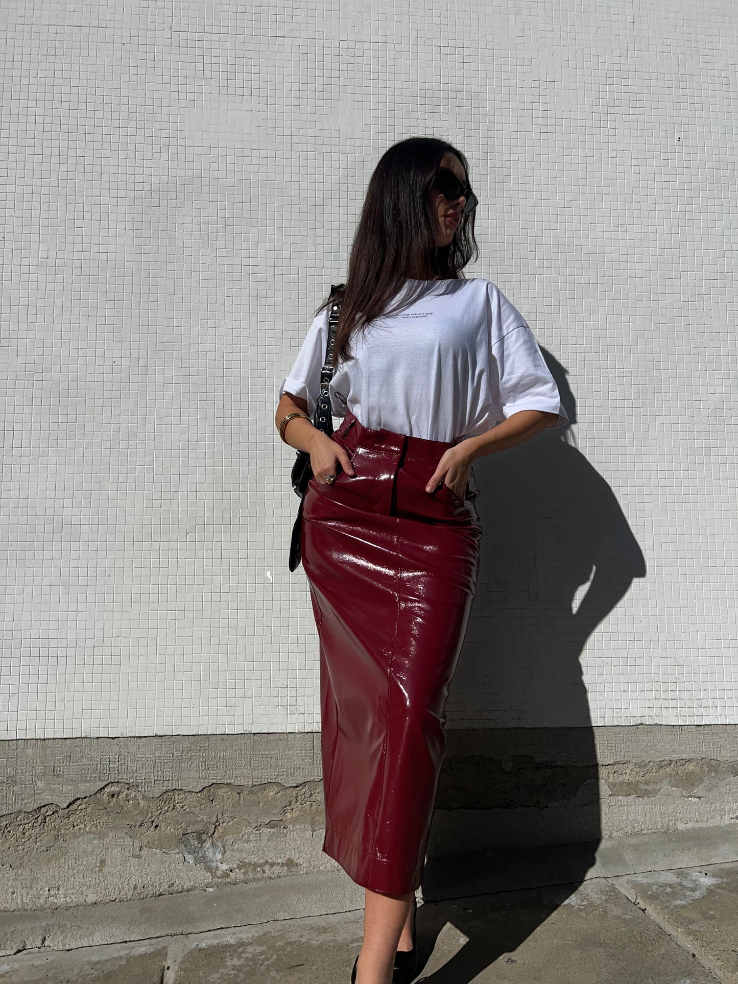 “BELLE MIDI SKIRT”