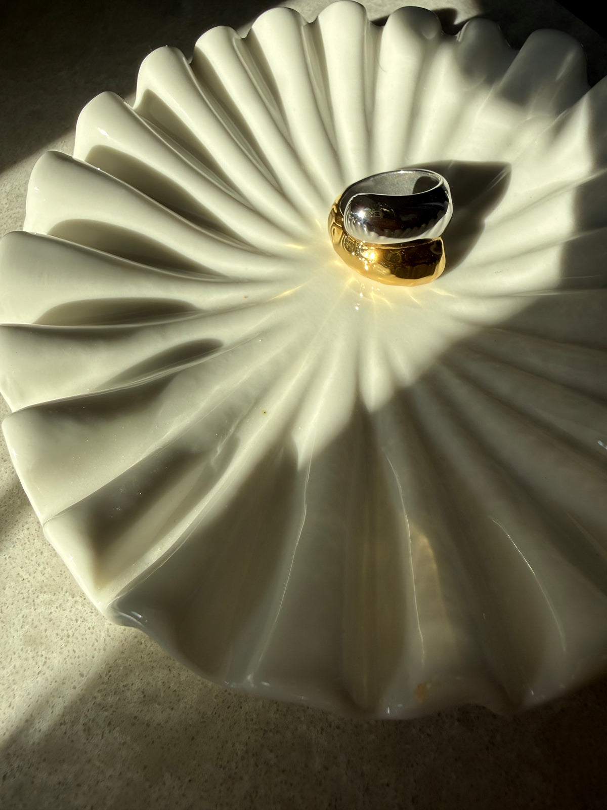“Melted Duo” Ring