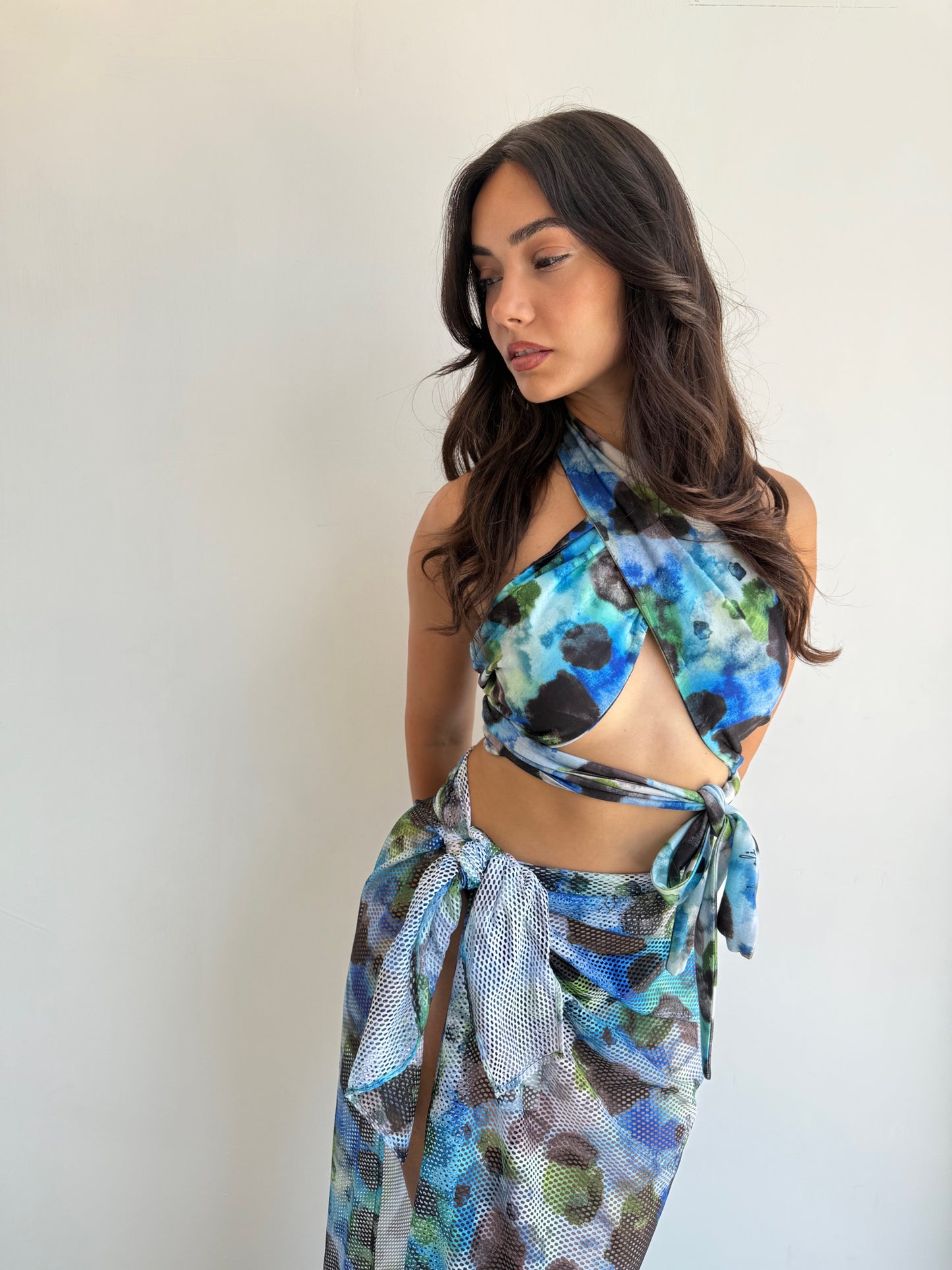 INNA MANOLI SCARF TOP