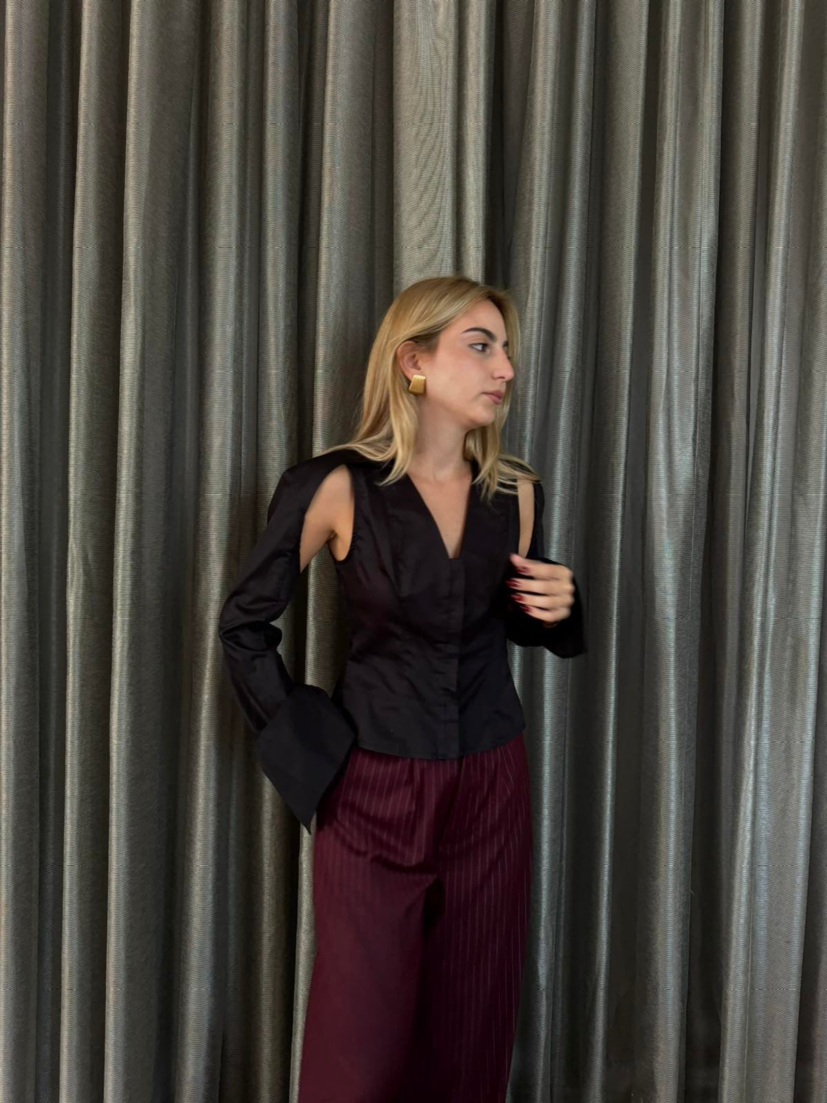 "IDA POPLENE SHIRT”