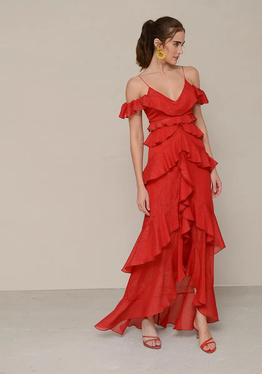 NASHBYNA DRESS "VOLCANO"