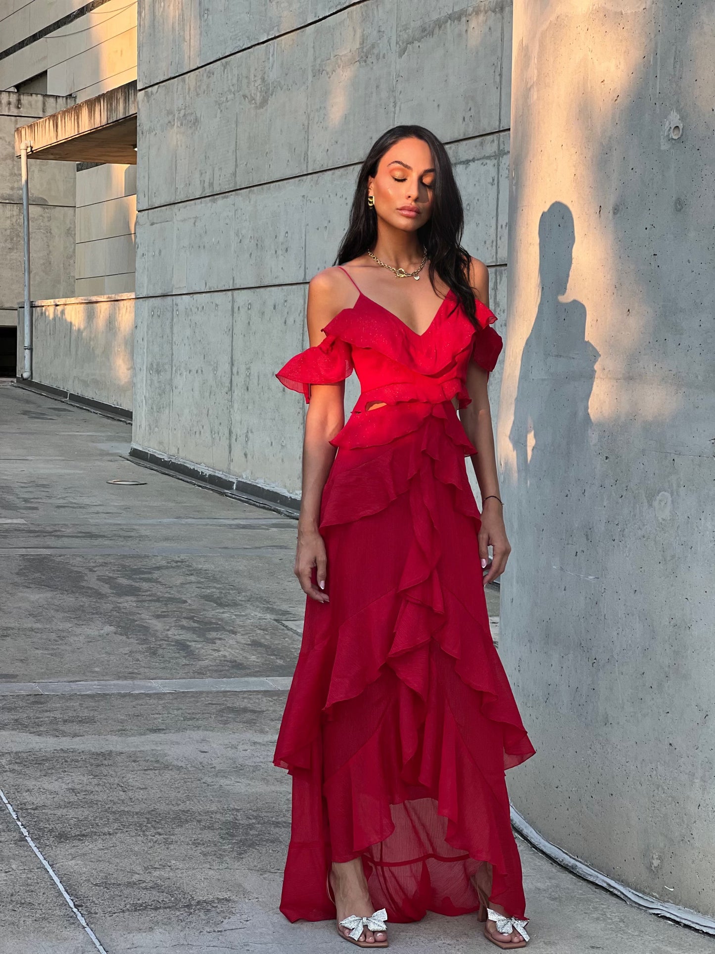 NASHBYNA DRESS "VOLCANO"