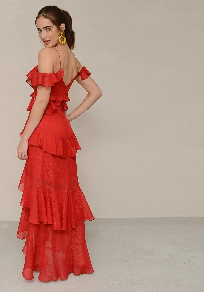 NASHBYNA DRESS "VOLCANO"