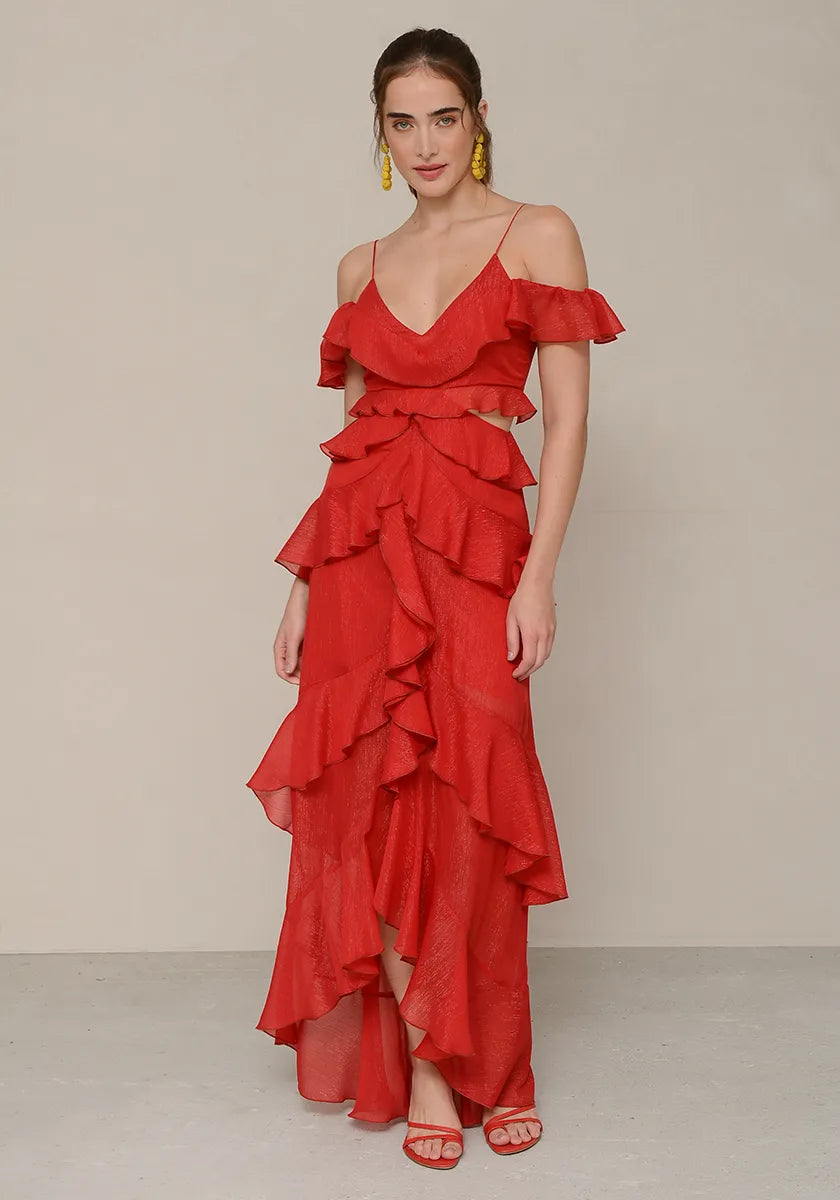 NASHBYNA DRESS "VOLCANO"