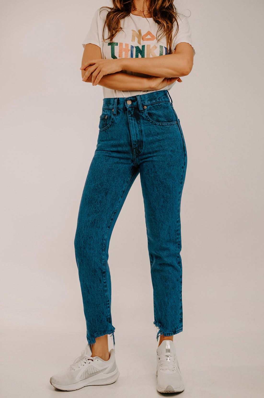 KENDALL marble blue jeans MAINSTREAM BOUTIQUE