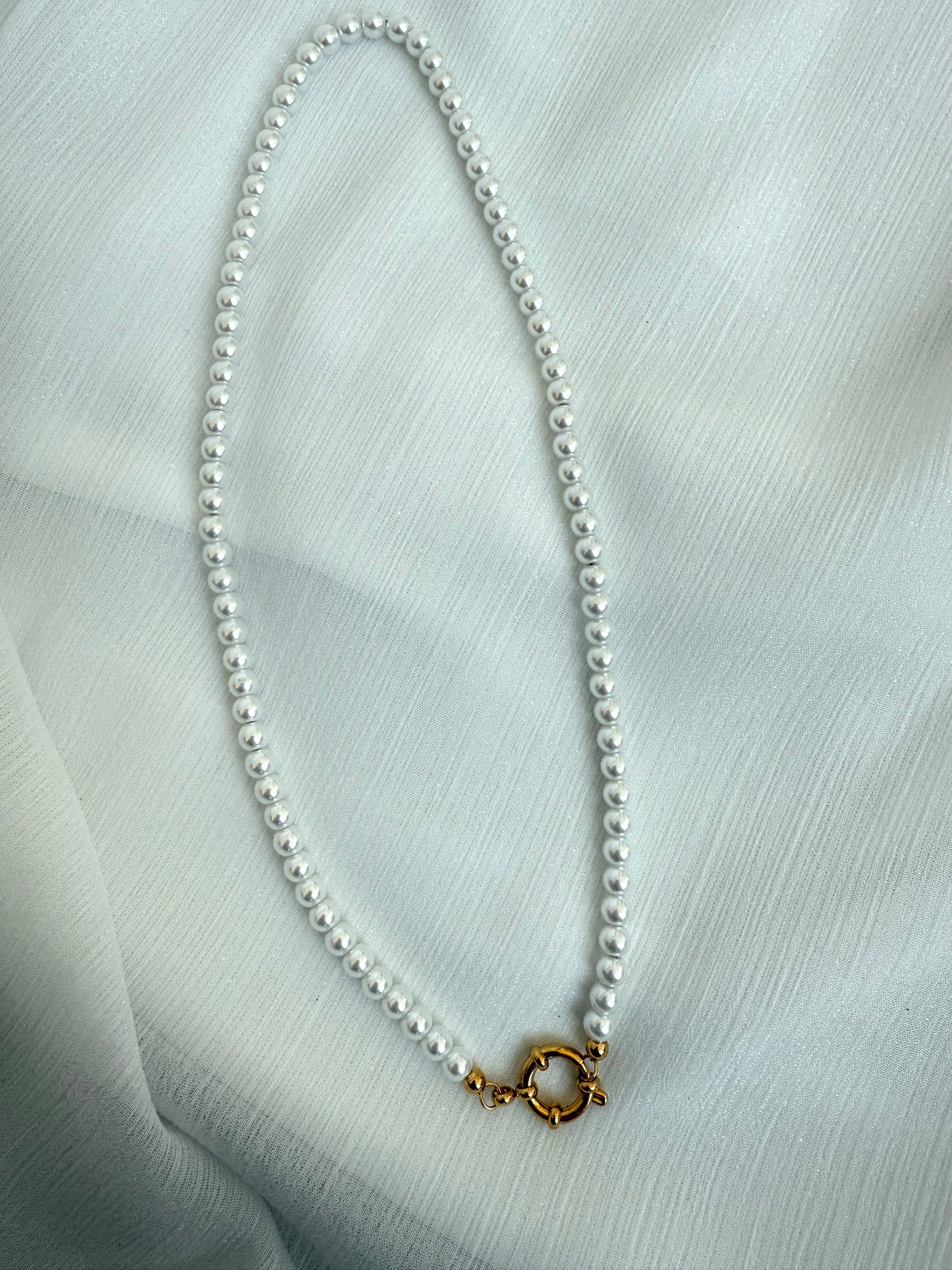 "Iris pearl" necklace