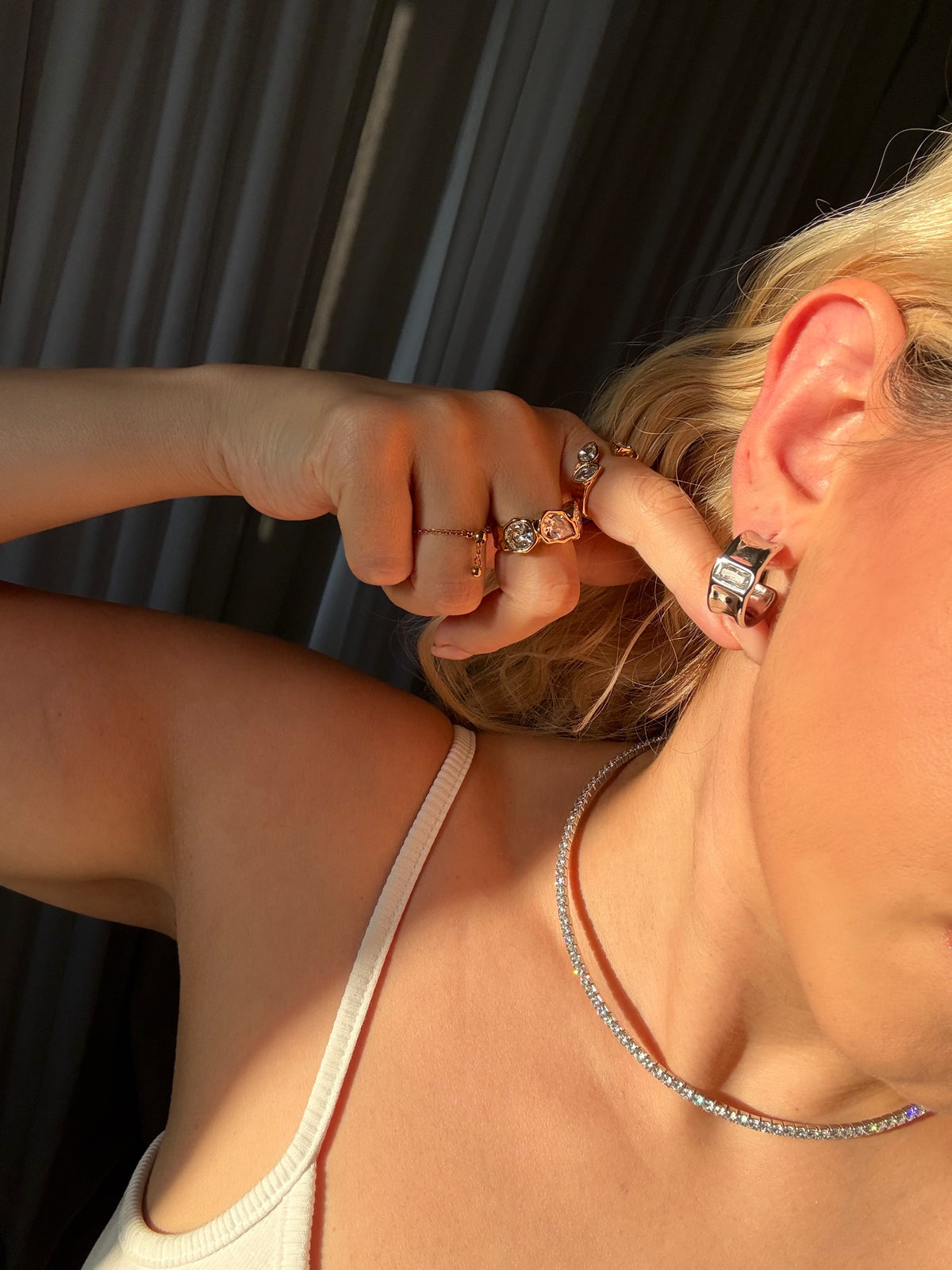 “Adele Silver” Earrings