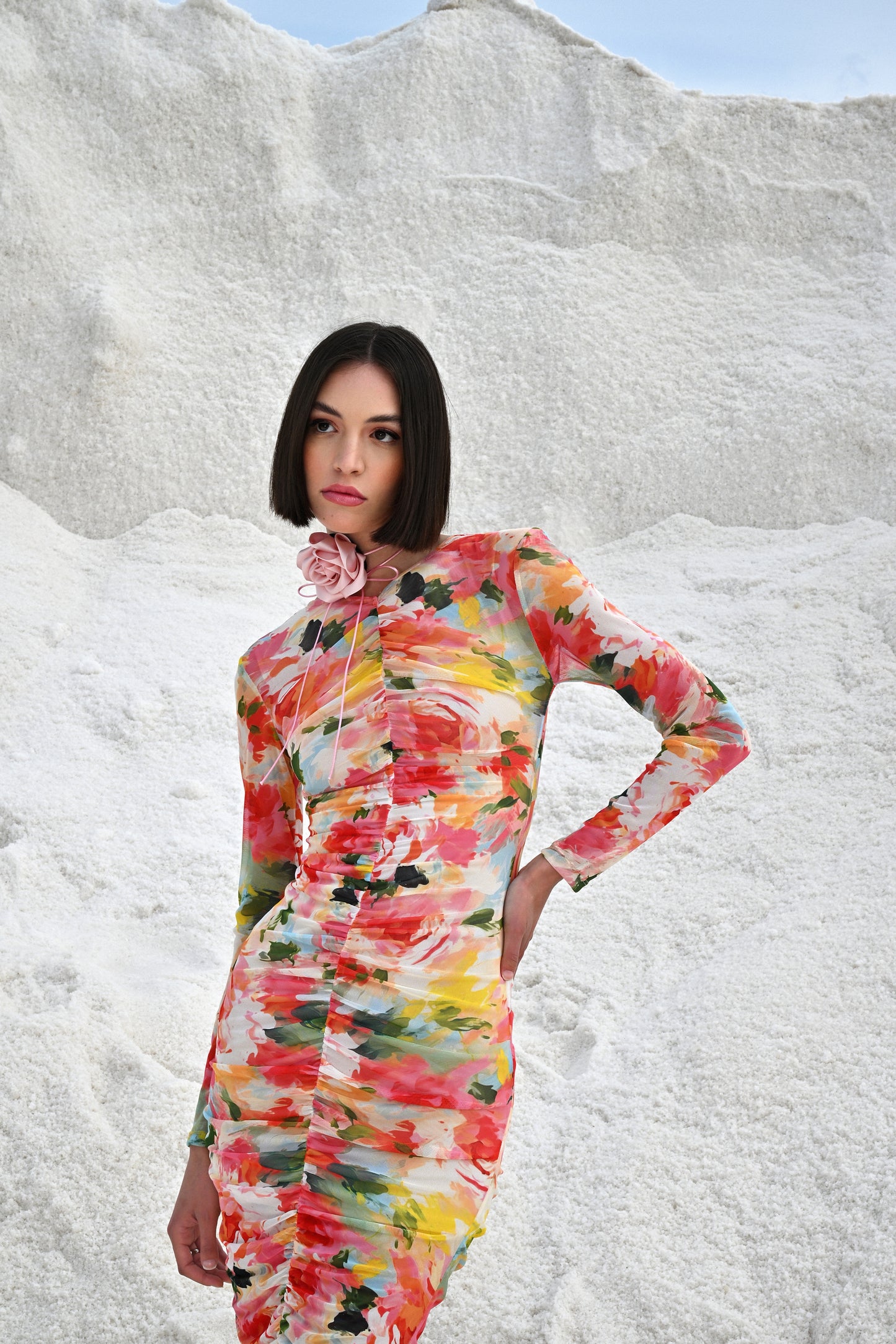 NAZEZHDA DRESS “FLEUR TULE DRESS”