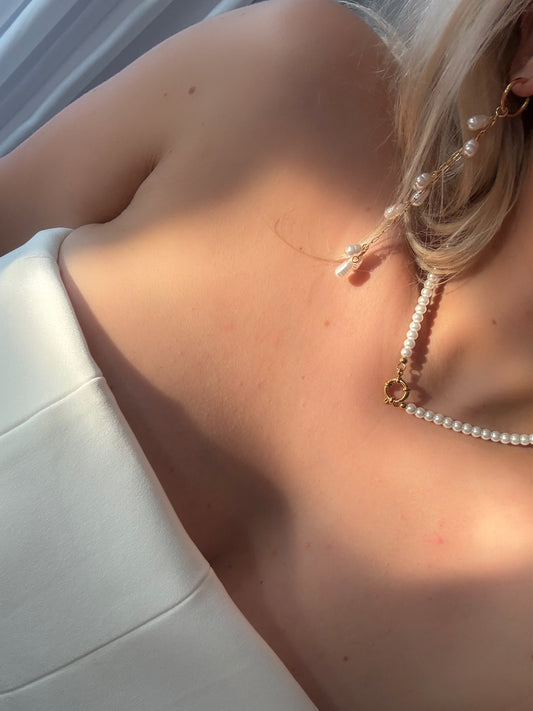 "Iris pearl" necklace