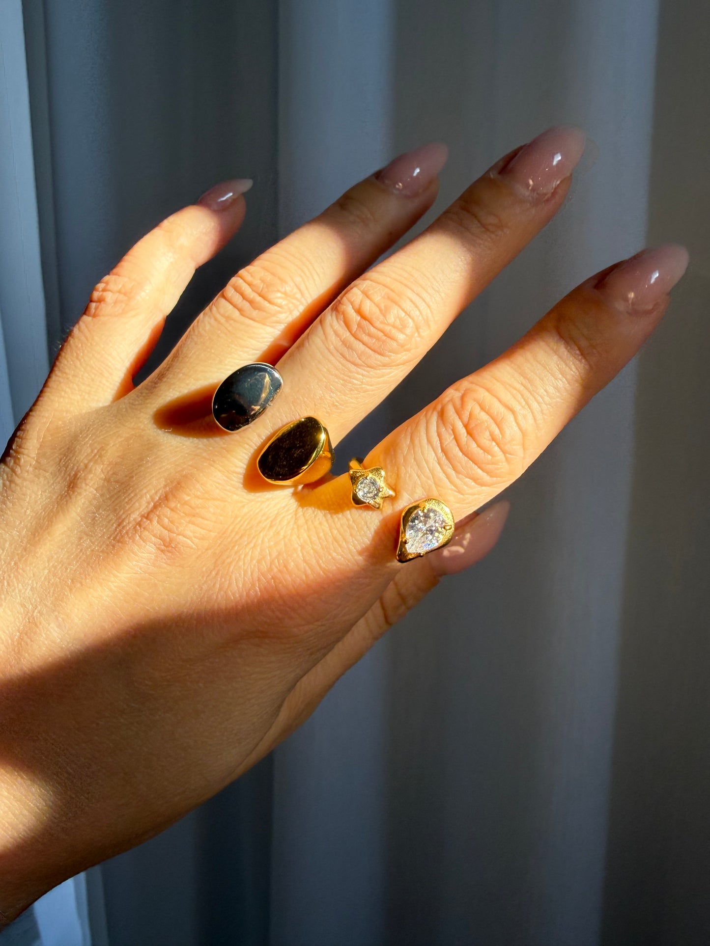 "Sun & Moon" Ring