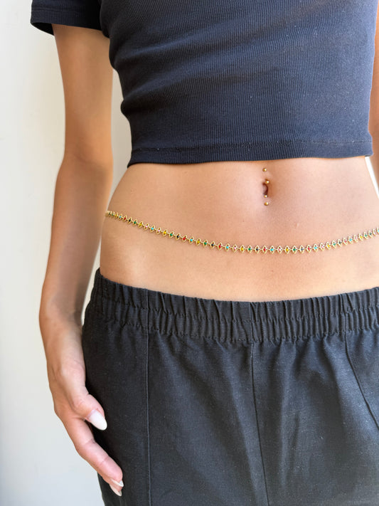 “Eye” Belly Chain