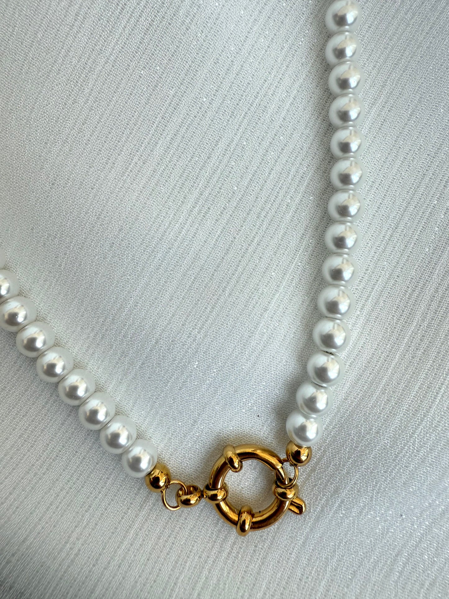 "Iris pearl" necklace