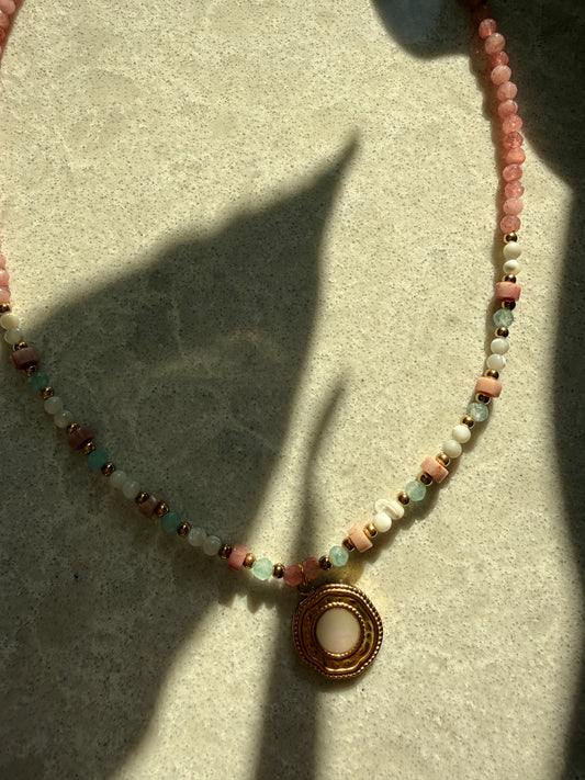 “Pink Aura” Necklace