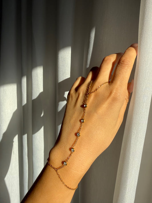 "Amyra" Bracelet Ring