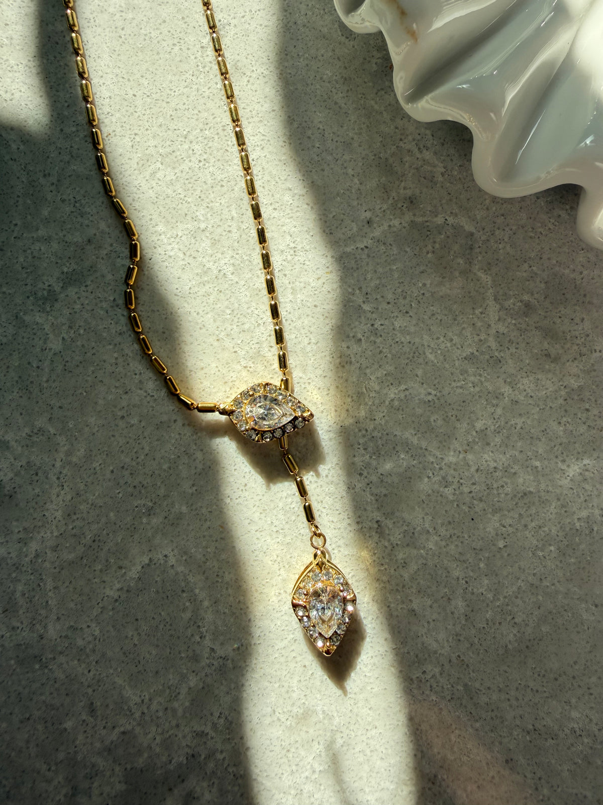 “Double Drop” Necklace