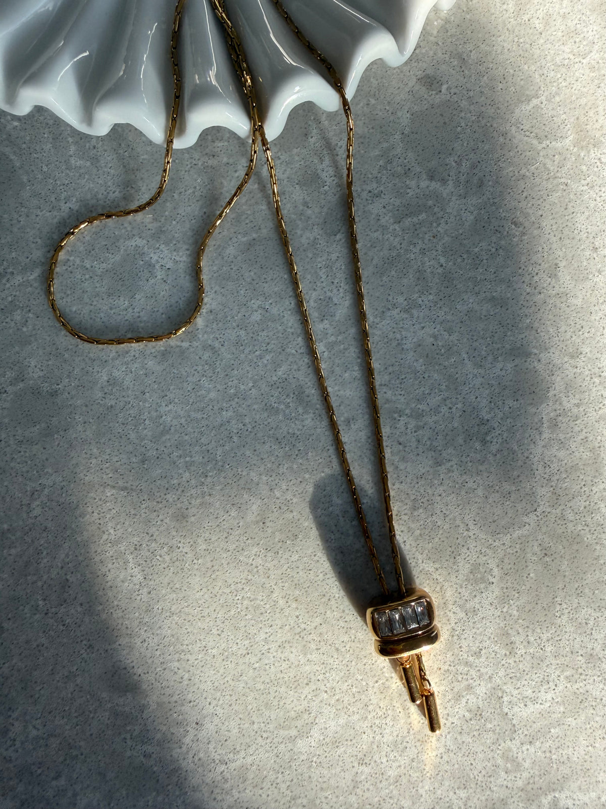 “Golden Tie” Necklace