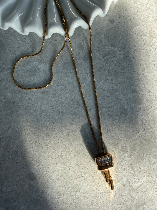 “Golden Tie” Necklace