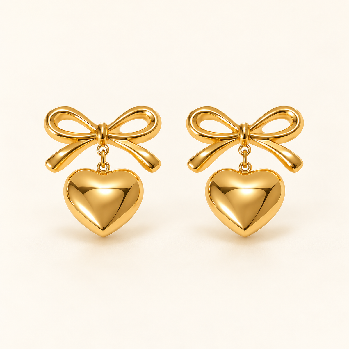 “Hearts & Bows” Earrings